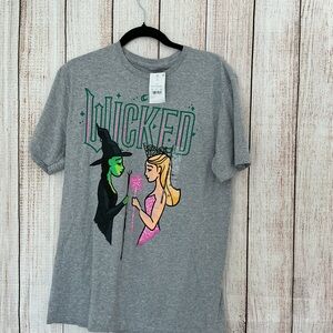 Disney Gray Tee with Wicked Graphic
